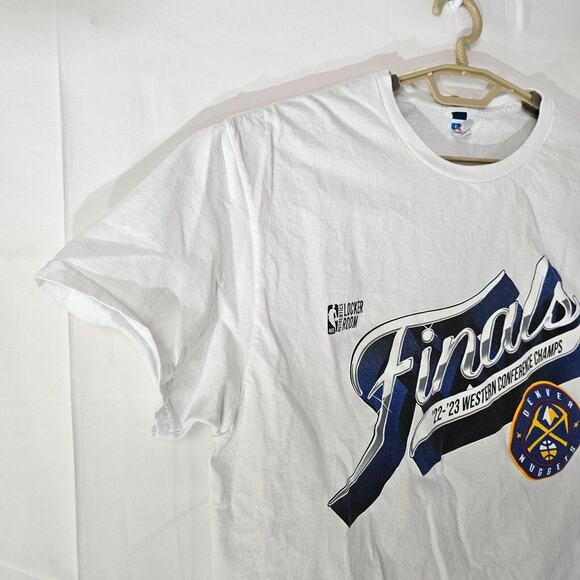 Denver Nuggets T shirt Locker Room 22’-23’ Western Conference Champs Large - Picture 3 of 10